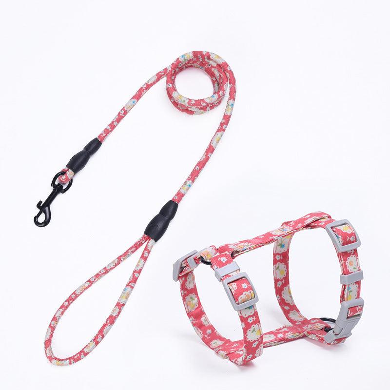 I-Shaped Cat Traction Harness With Adjustable Leash - Ultimate Freedom For Your Feline Friend