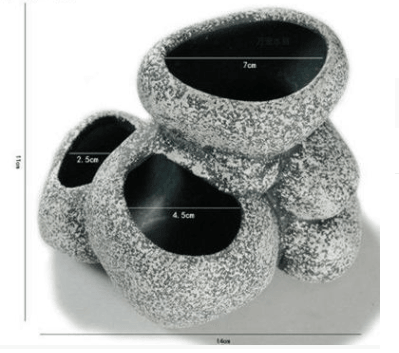 Multihole Ceramic Stone Hydroponic Pots: A Versatile Haven For Cichlids And Fish Breeding