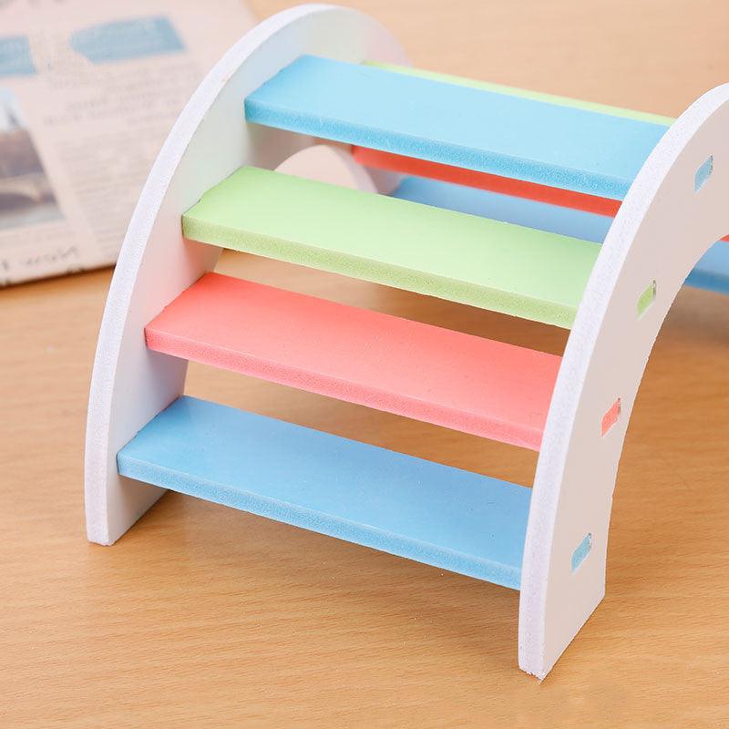 Rainbow Arch Bridge Hamster Playground Set