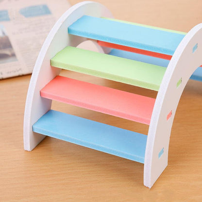 Rainbow Arch Bridge Hamster Playground Set