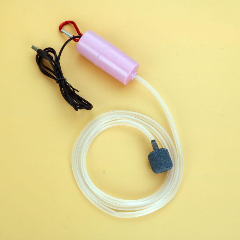 Portable Usb Aquarium Oxygen Air Pump - Silent And Energy Efficient Fish Tank Accessory