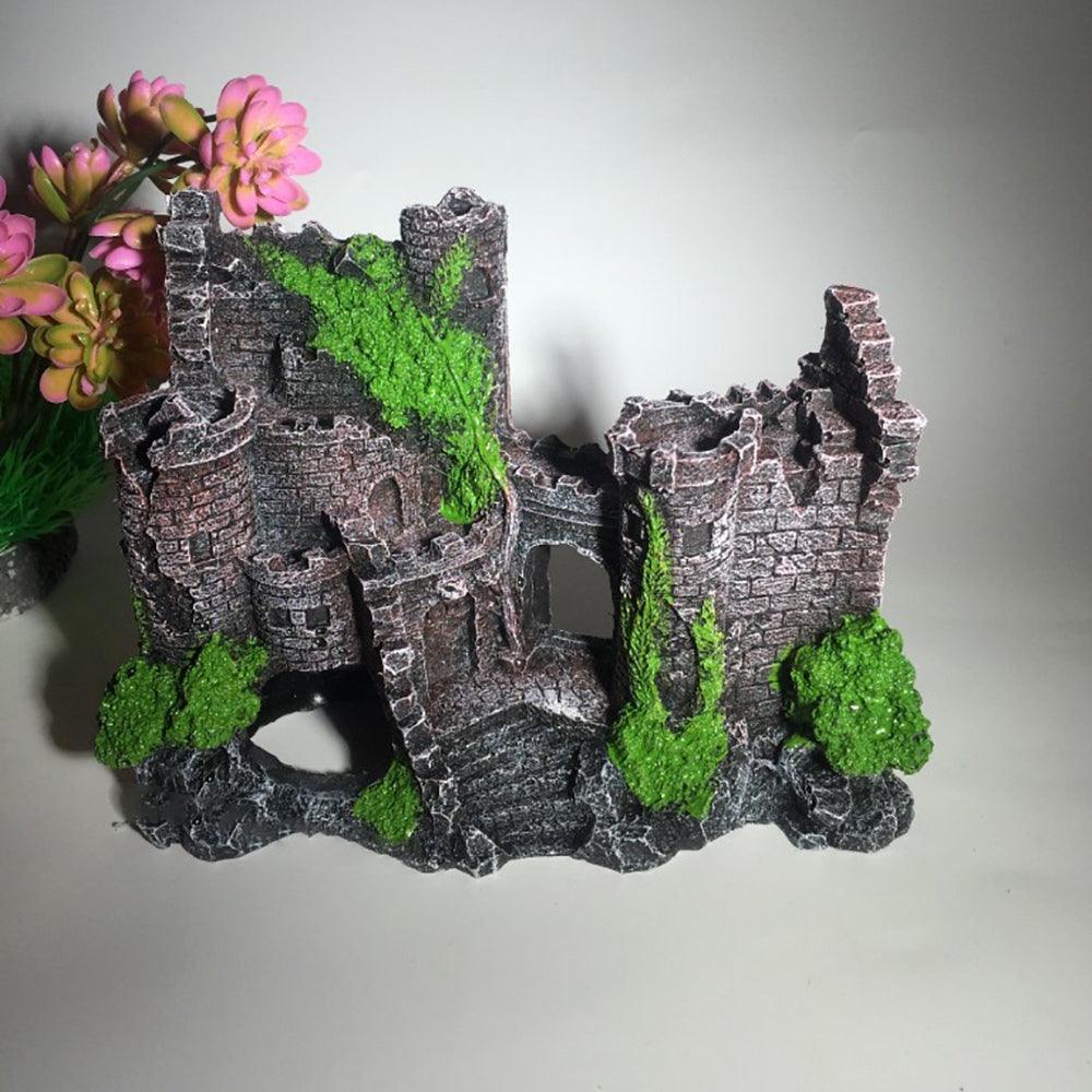 Enchanted Resin Castle Aquarium Decor