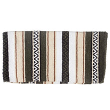 1302-14 Hogan 30x60 Acrylic Blend Saddle Blanket Olive Green