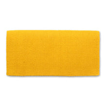 1314-36 San Juan Solid Yellow 36x34 New Zealand Wool Saddle Blanket
