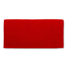 1314C-28 San Juan Solid Red 38x34 New Zealand Wool Saddle Blanket