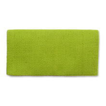 1314P-35 San Juan 24x24 Lime Green New Zealand Wool Pony Saddle Blanket