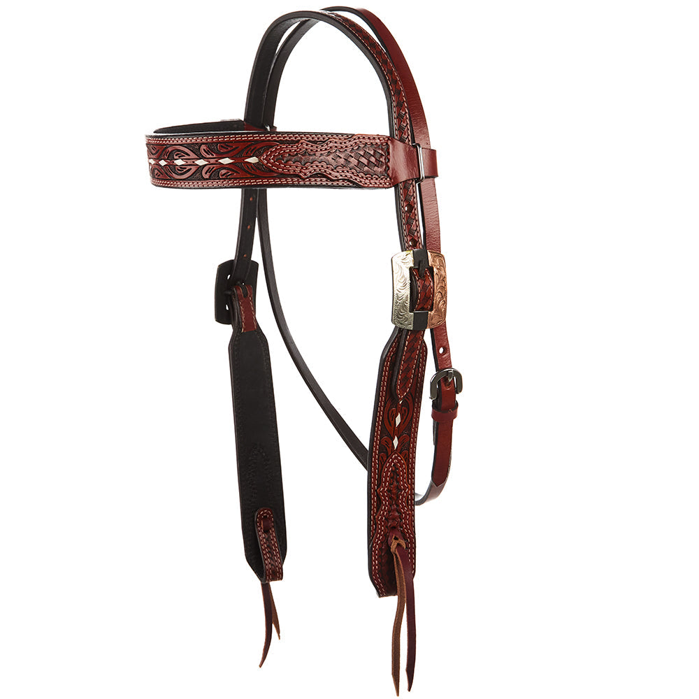 WD-SBH5 Buckstitch Ranger Browband Headstall