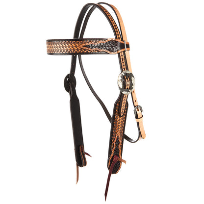 WD-SBH6 Basket Stamp Ranger Browband Headstall