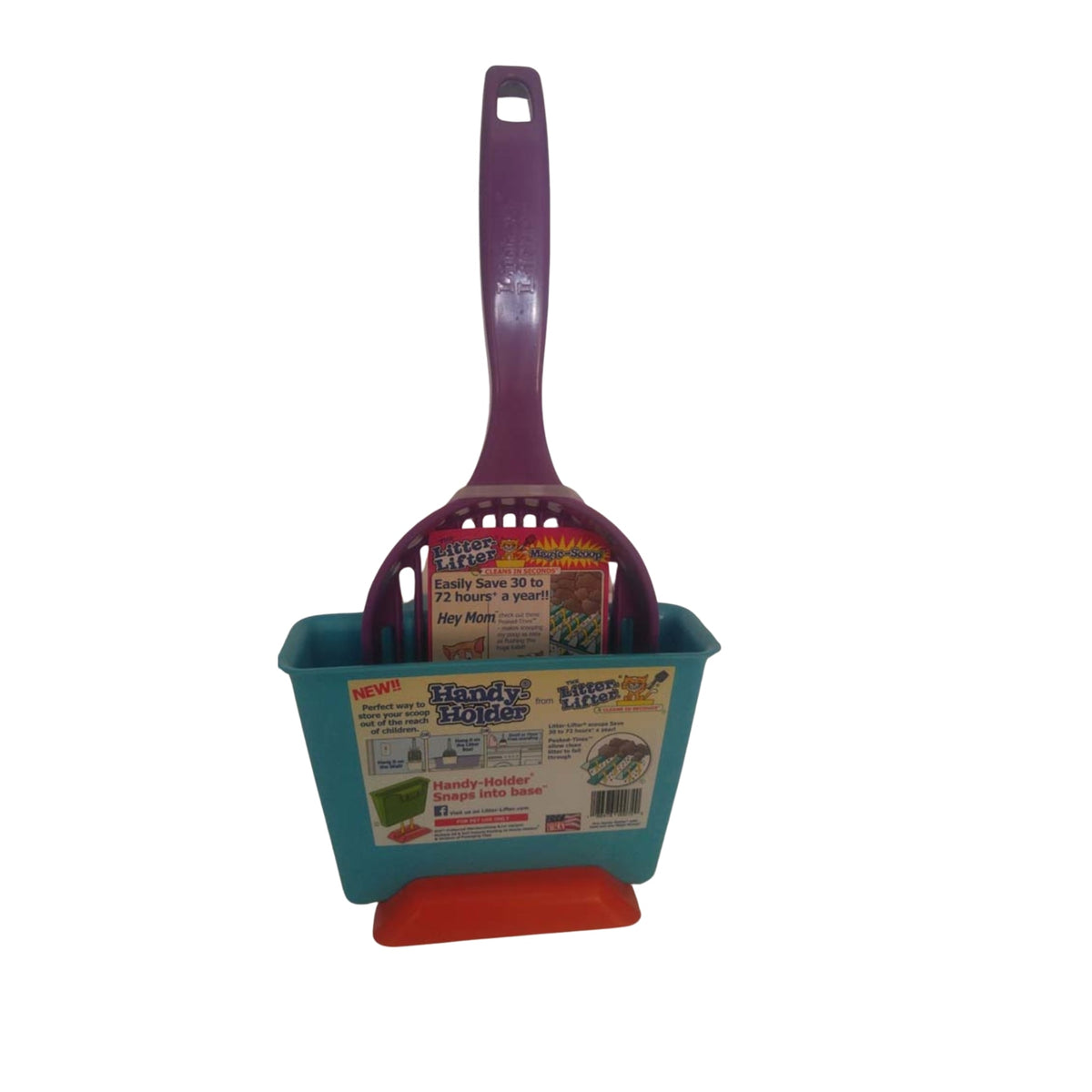 Litter-Lifter Magic Cat Scoop with Handy Holder Combo Assorted, 1ea