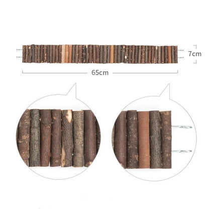 Rustic Woodland Hamster Swing