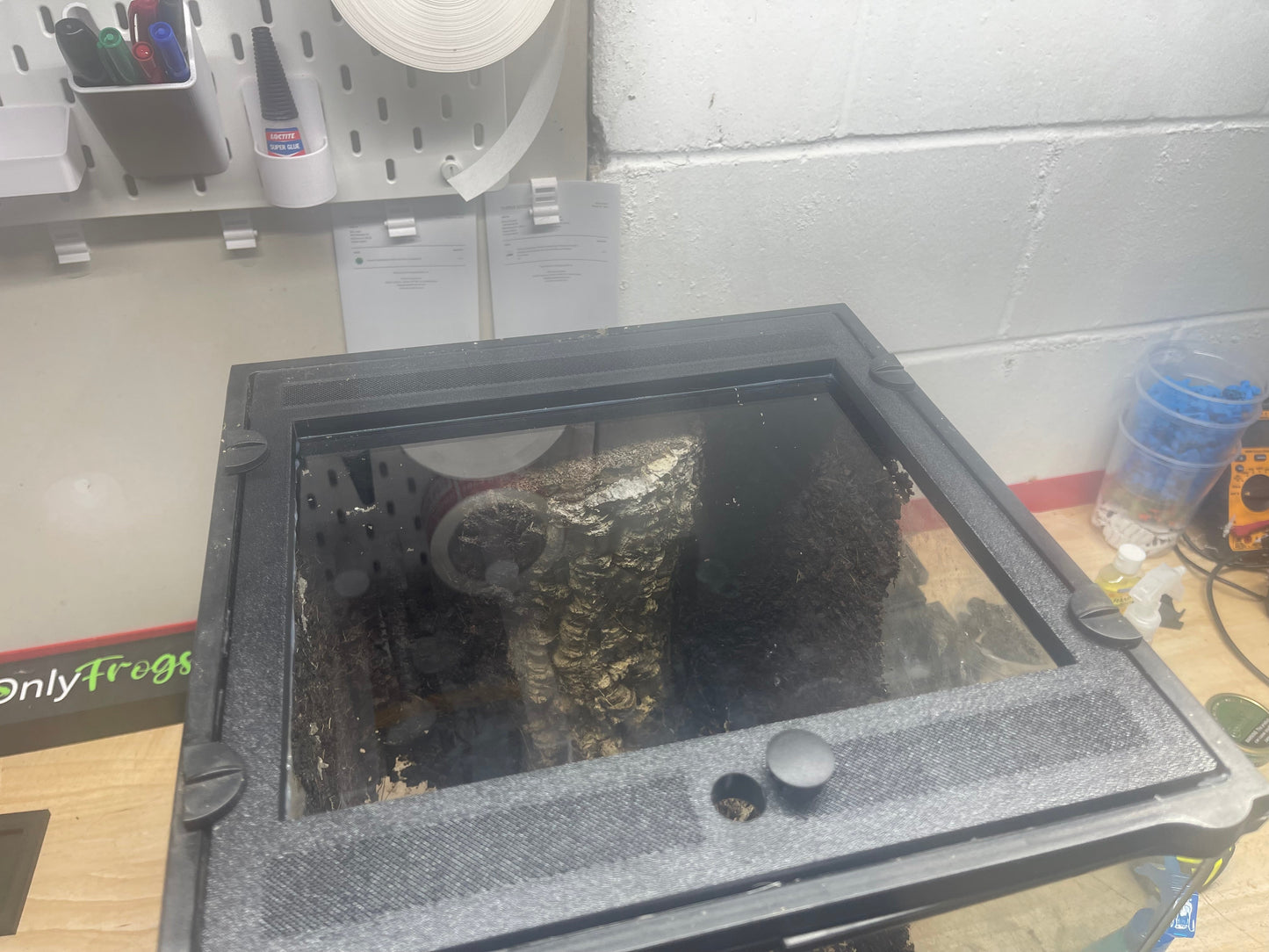 Custom Replacement Top For 12 Exo Terra Terrariums Humidity Retaining With Fly Proof Ventilation