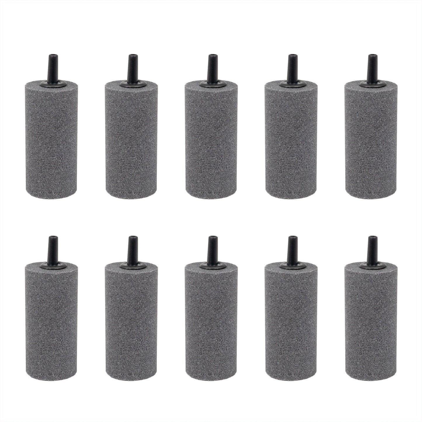 Air Stone 2 Inch Cylinder Diffuser for Fish Tank Aquarium Air Pump One Pack of 10pcs