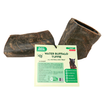 Water Buffalo Horn Section/Tuffie Dog Chews-2 Count-10 oz (WSP)