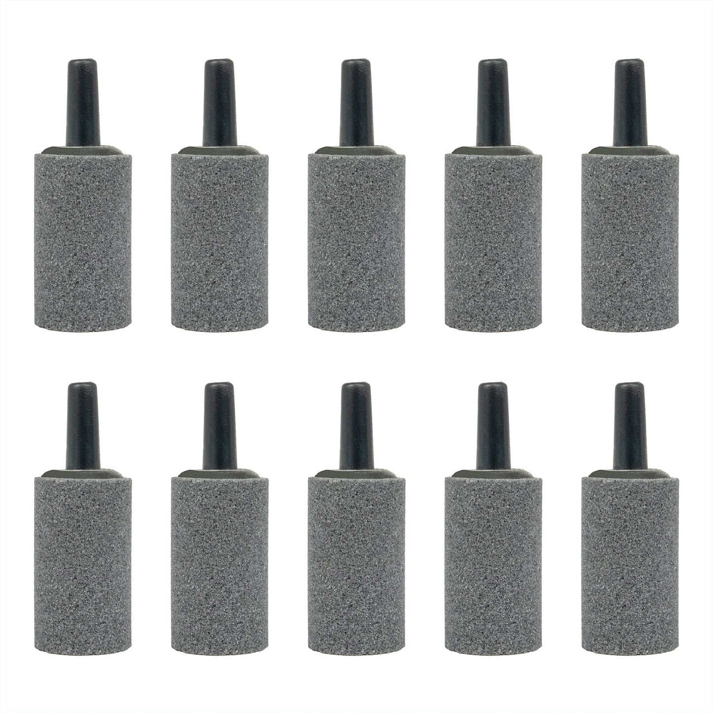 Air Stone 1 Inch Cylinder Diffuser for Fish Tank Aquarium Air Pump One Pack of 10pcs