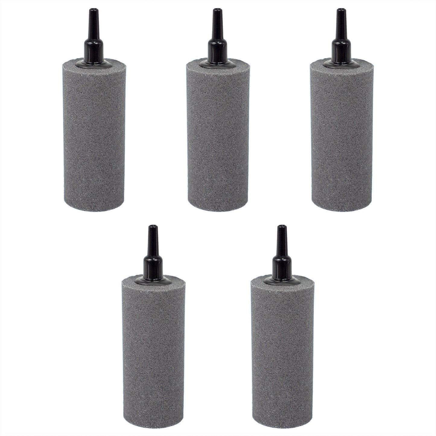 Air Stone 3 Inch Cylinder Diffuser for Fish Tank Aquarium Air Pump One Pack of 5pcs