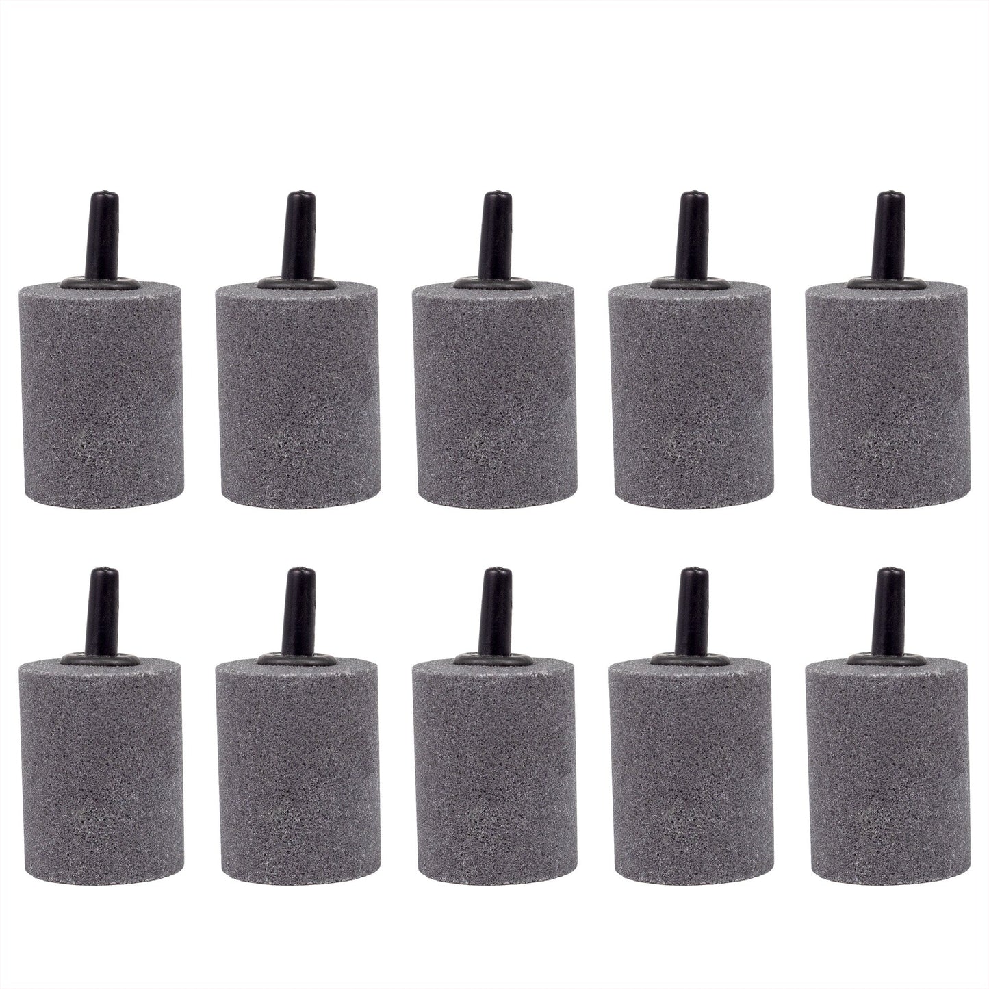 Air Stone 1 Inch Short Cylinder Diffuser for Fish Tank Aquarium Air Pump One Pack of 10pcs