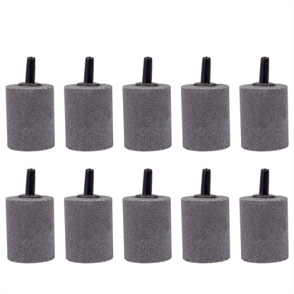 Air Stone 1 Inch Short Cylinder Diffuser for Fish Tank Aquarium Air Pump One Pack of 10pcs