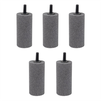 Air Stone 1 Inch Short Cylinder Diffuser for Fish Tank Aquarium Air Pump One Pack of 5pcs