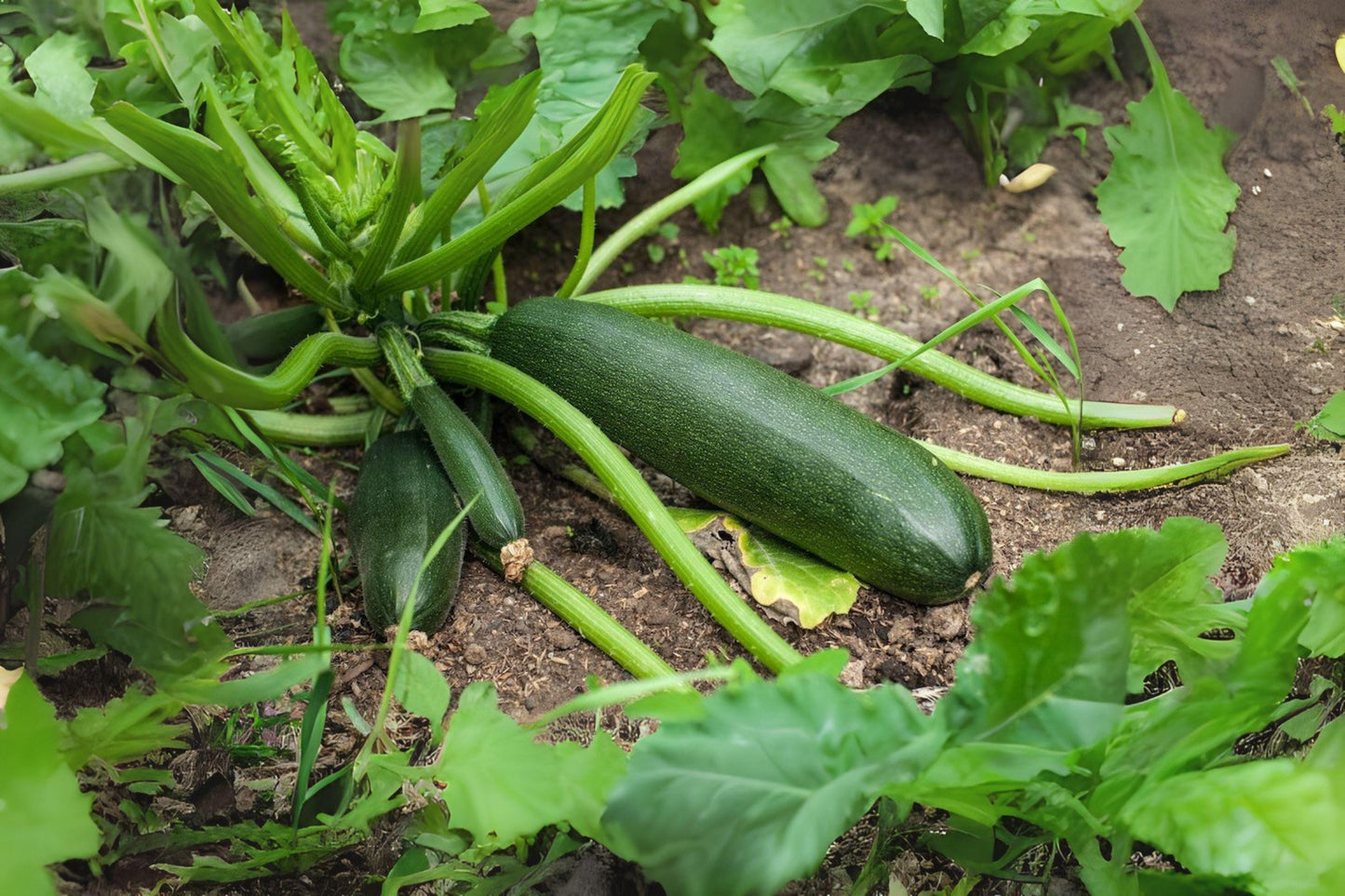 Dark Green Zucchini Seeds | Heirloom Summer Squash | Cucurbita pepo | Gourmet Garden Vegetable for Cooking & Grilling