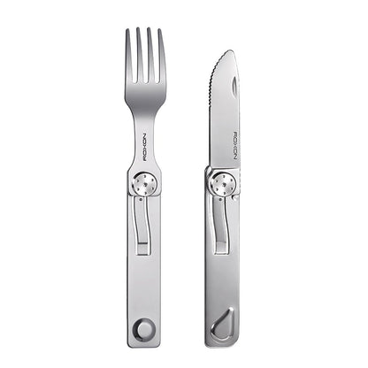 2-in-1 Folding Cutlery Set Knife & Fork