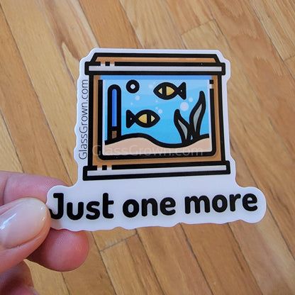 Just One More Tank Decal Sticker
