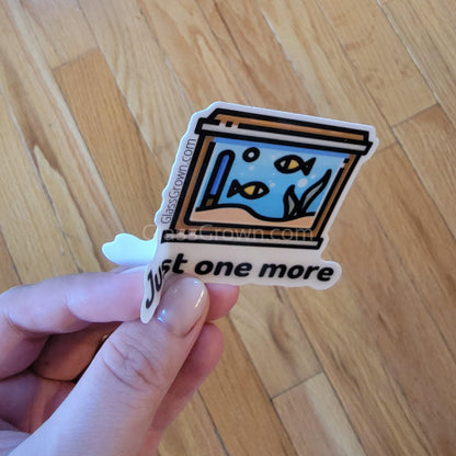 Just One More Tank Decal Sticker