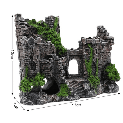 Enchanted Resin Castle Aquarium Decor