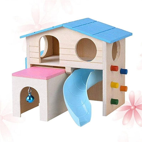 Natural Wood Hamster Hideout Rustic And Eco Friendly Nest For Your