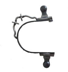 AJ Tack Ladies Antique Brown Flower Engraved Bumper Spurs with Rowels