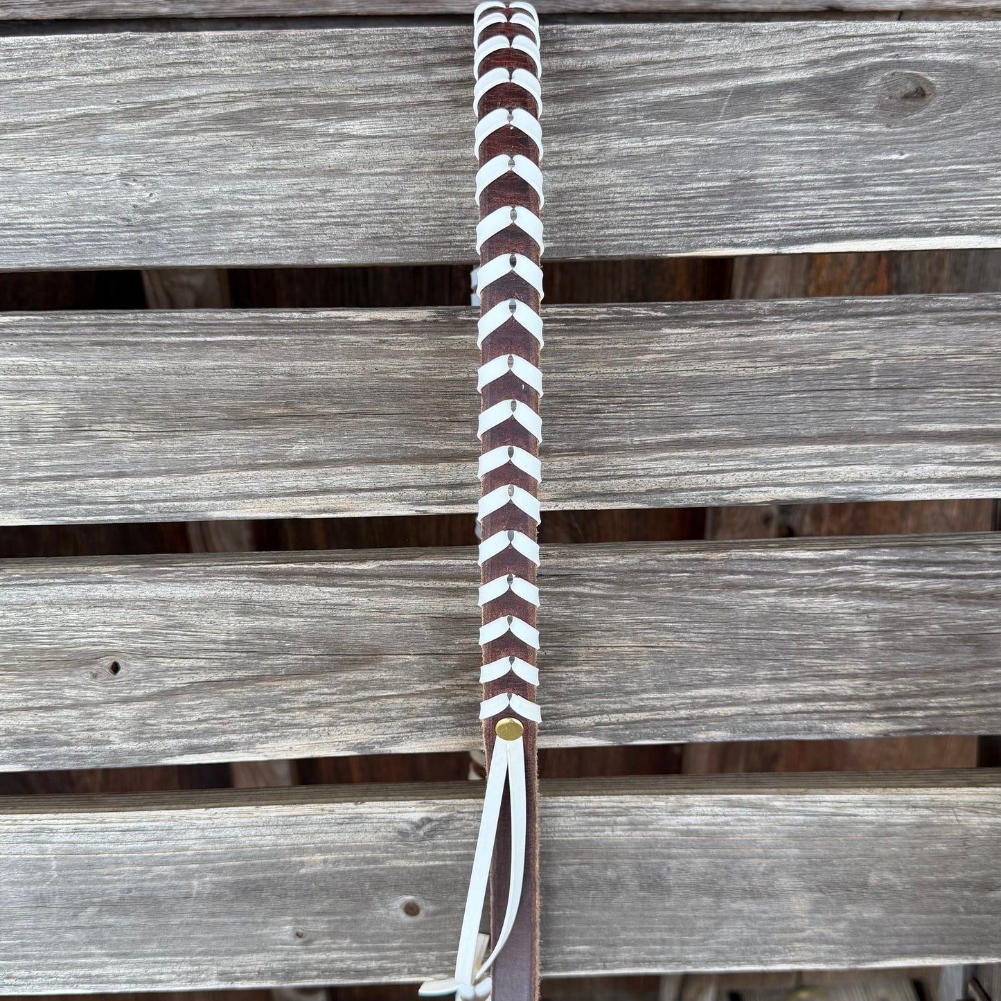 Leather Laced Barrel Reins