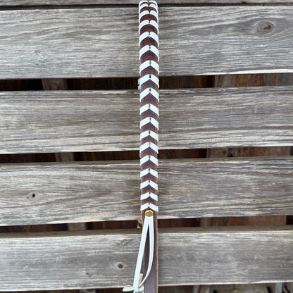 Leather Laced Barrel Reins