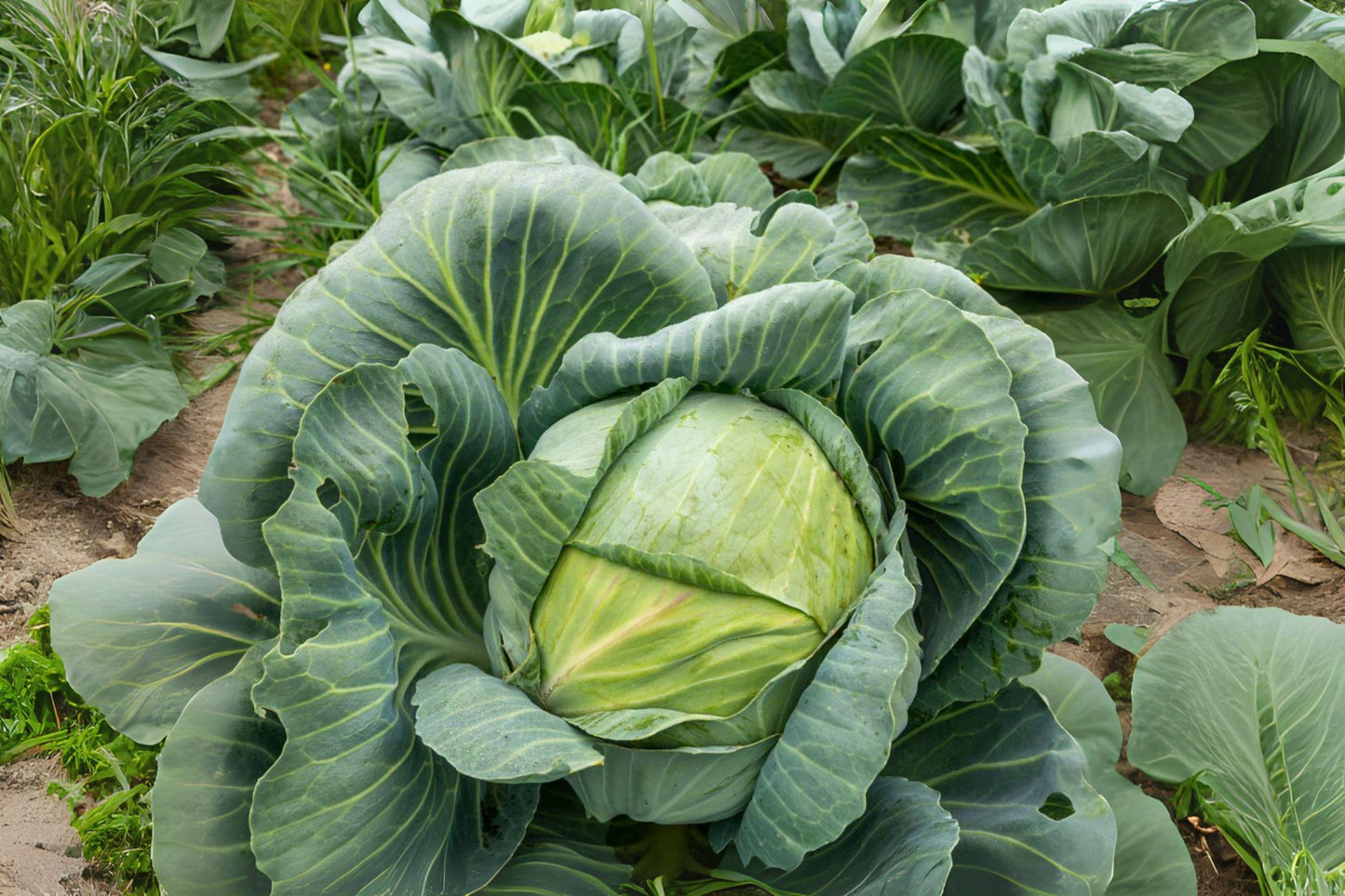 Copenhagen Market Cabbage Seeds – Heirloom, Green, Brassica oleracea var. capitata, 250 Pack