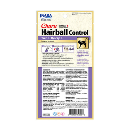 Inaba Churu Cat Hairball Control Tuna Recipe (2oz)