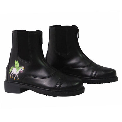 TuffRider Children's Unicorn Starter Front Zip Paddock Boots