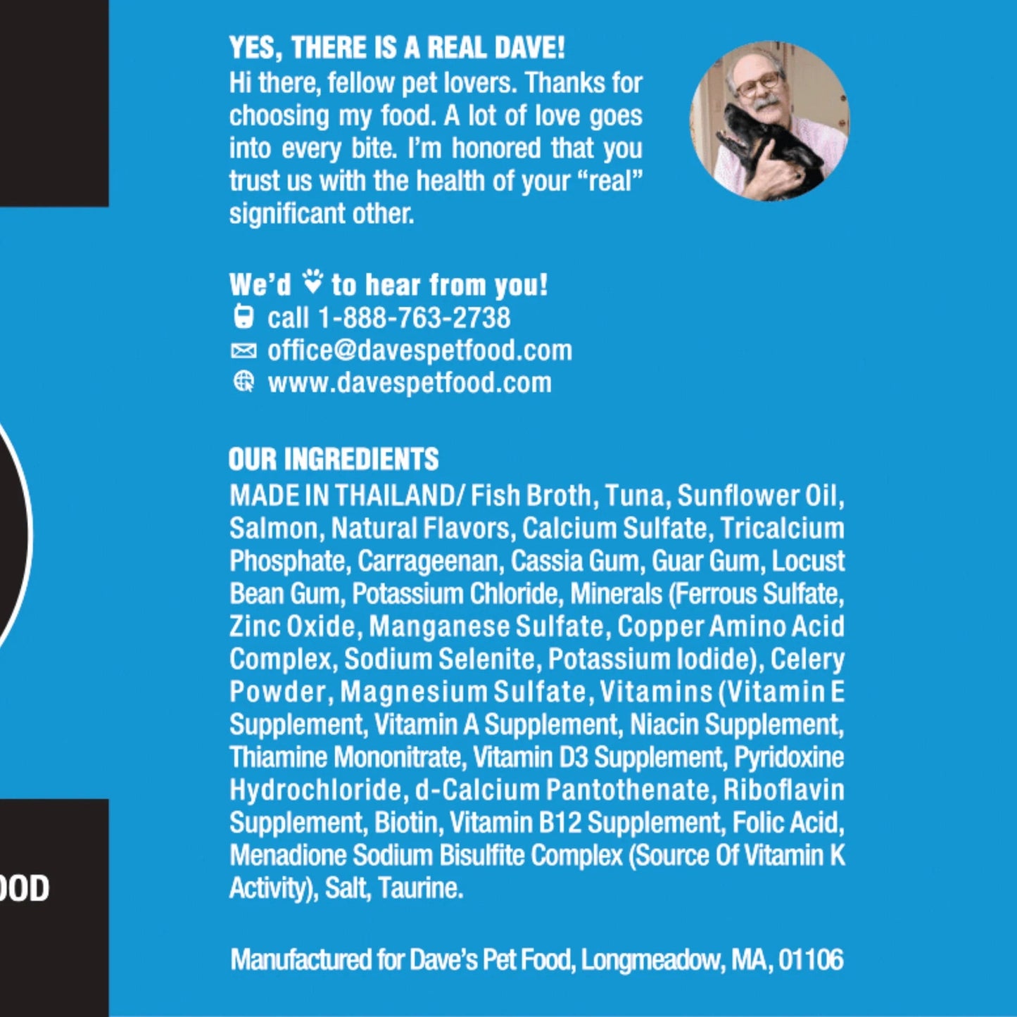 Dave's Cat Food Naturally Healthy Grain Free Tuna & Salmon