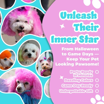 Dog Hair Dye  8 Color Dog Safe Hair Dye  Dog Dye Non Toxic &