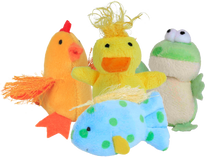 Multipet Look Who's Talking® for Cats Assorted Animals 3"