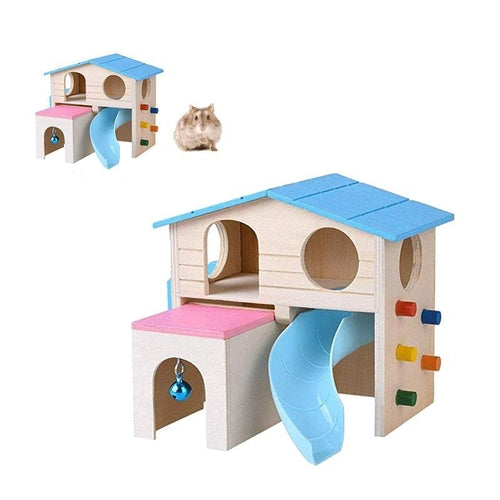 Natural Wood Hamster Hideout Rustic And Eco Friendly Nest For Your