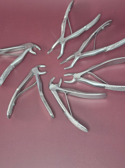 Tooth Extraction Forcep Set Pediatric (Custom 6)