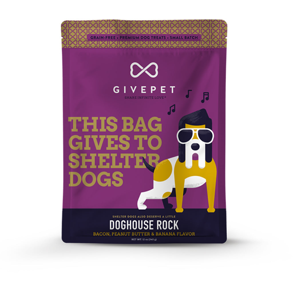 GivePet Dog House Rock Dog Treats (11oz)