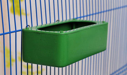 The Bird Oasis: Durable Splash-Proof Hanging Bird Food Container