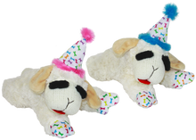 Multipet Lamb Chop® w/ Birthday Hat  - Assorted Colors 4"