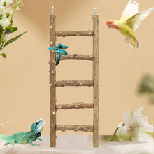 Bird Ladder Toy Natural Pepper Wood Parrot Ladder Bird Climbing Toys Bird Chewing Toys Bird Cage Accessories Suitable For Birds Parrots Parakeets Cockatiels