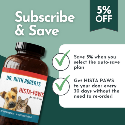 Hista Paws With Quercetin For Dogs And Cats
