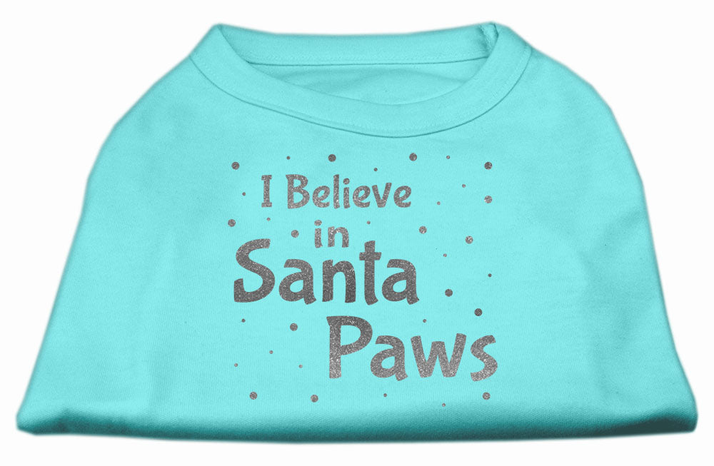 Christmas Pet Shirt, "I Believe In Santa Paws"