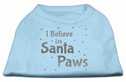 Christmas Pet Shirt, "I Believe In Santa Paws"