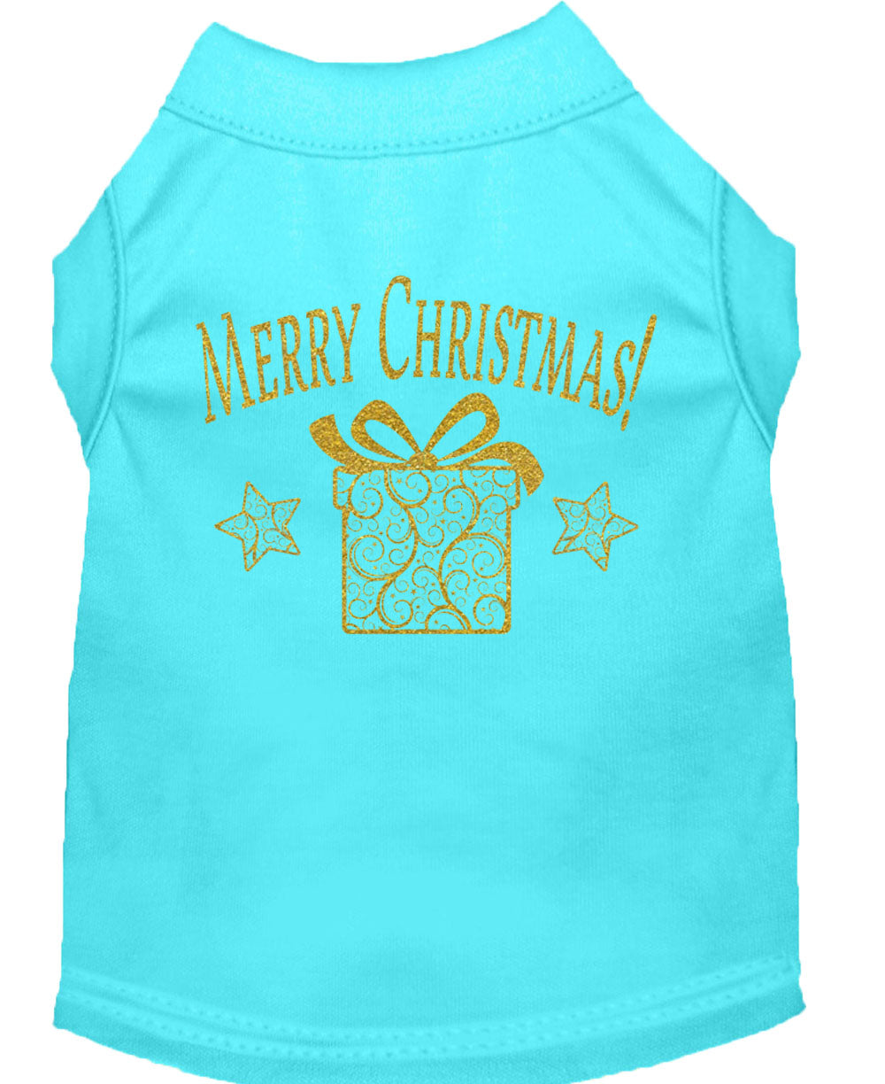 Christmas Pet Shirt, "Golden Christmas Present"