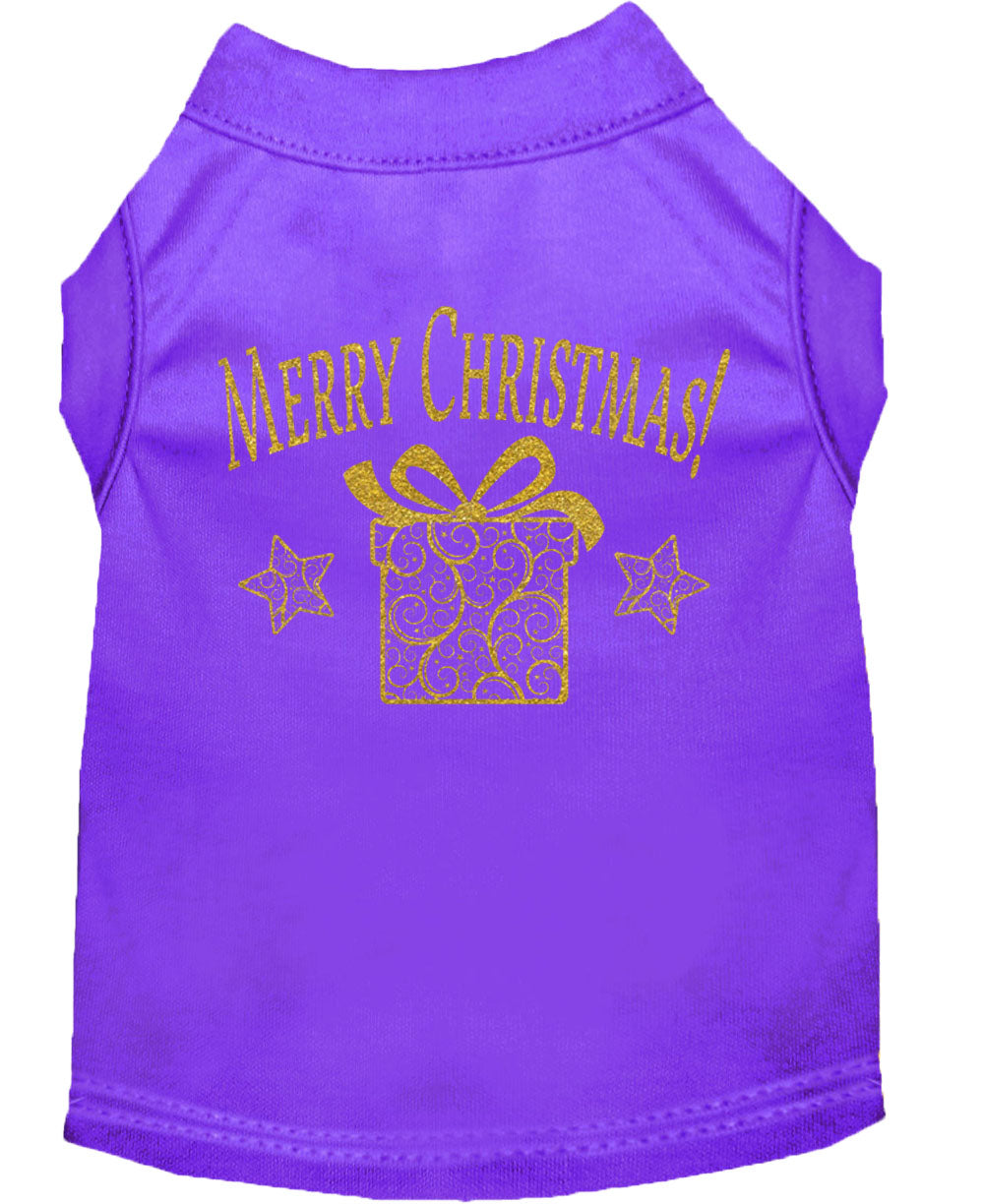 Christmas Pet Shirt, "Golden Christmas Present"