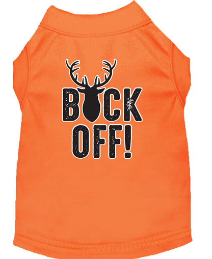 Pet Dog & Cat Shirt Screen Printed, "Buck Off"