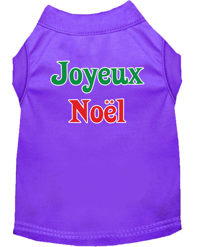 Christmas Pet Shirt, "Joyeux Noel"